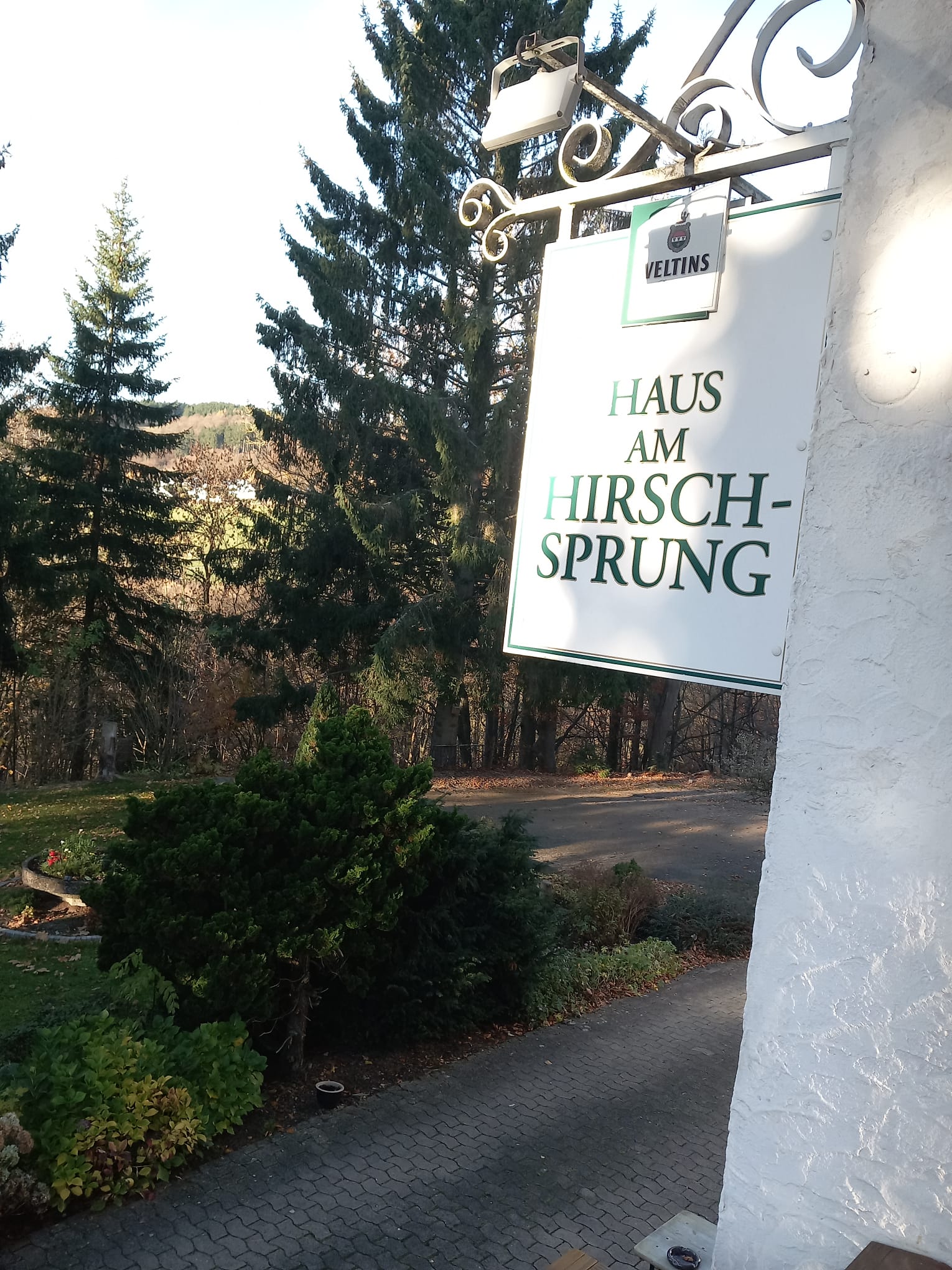 Außenansicht Pension Haus am Hirschsprung