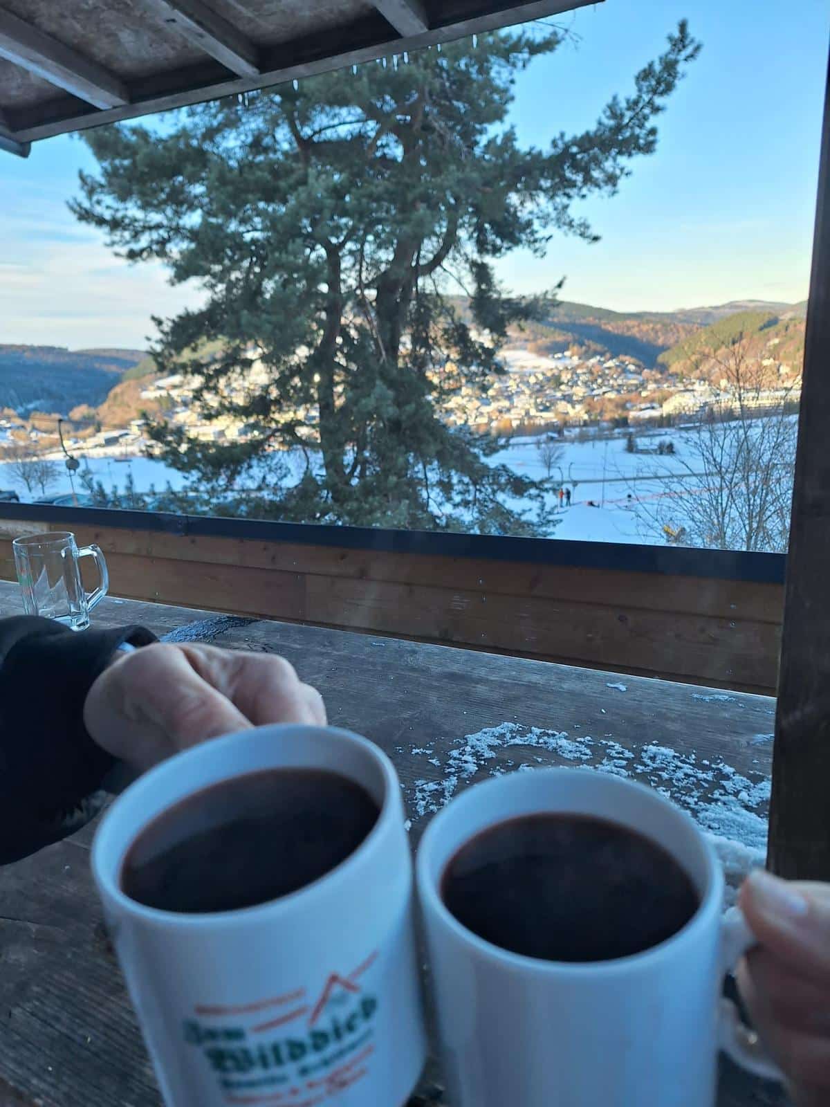 Haus am Hirschsprung im Schnee